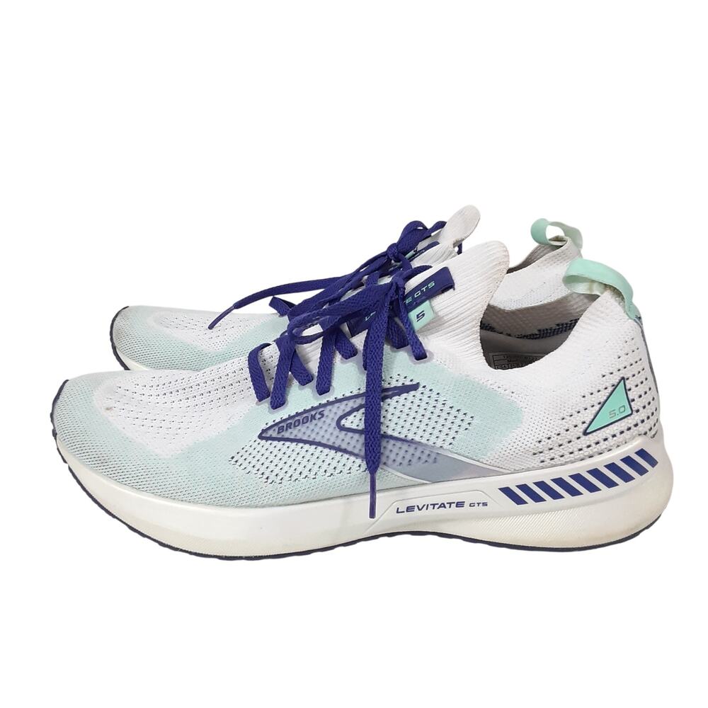 Brooks Levitate GTS 5 Running Shoes StealthFit Mesh Mens 11M Blue 1203601B127